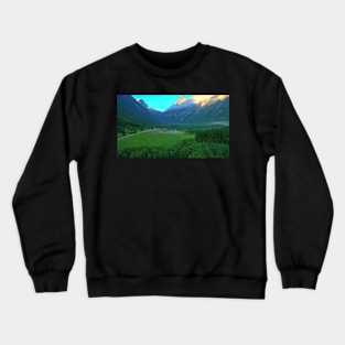 Beautiful Nature Scene from Norway Crewneck Sweatshirt